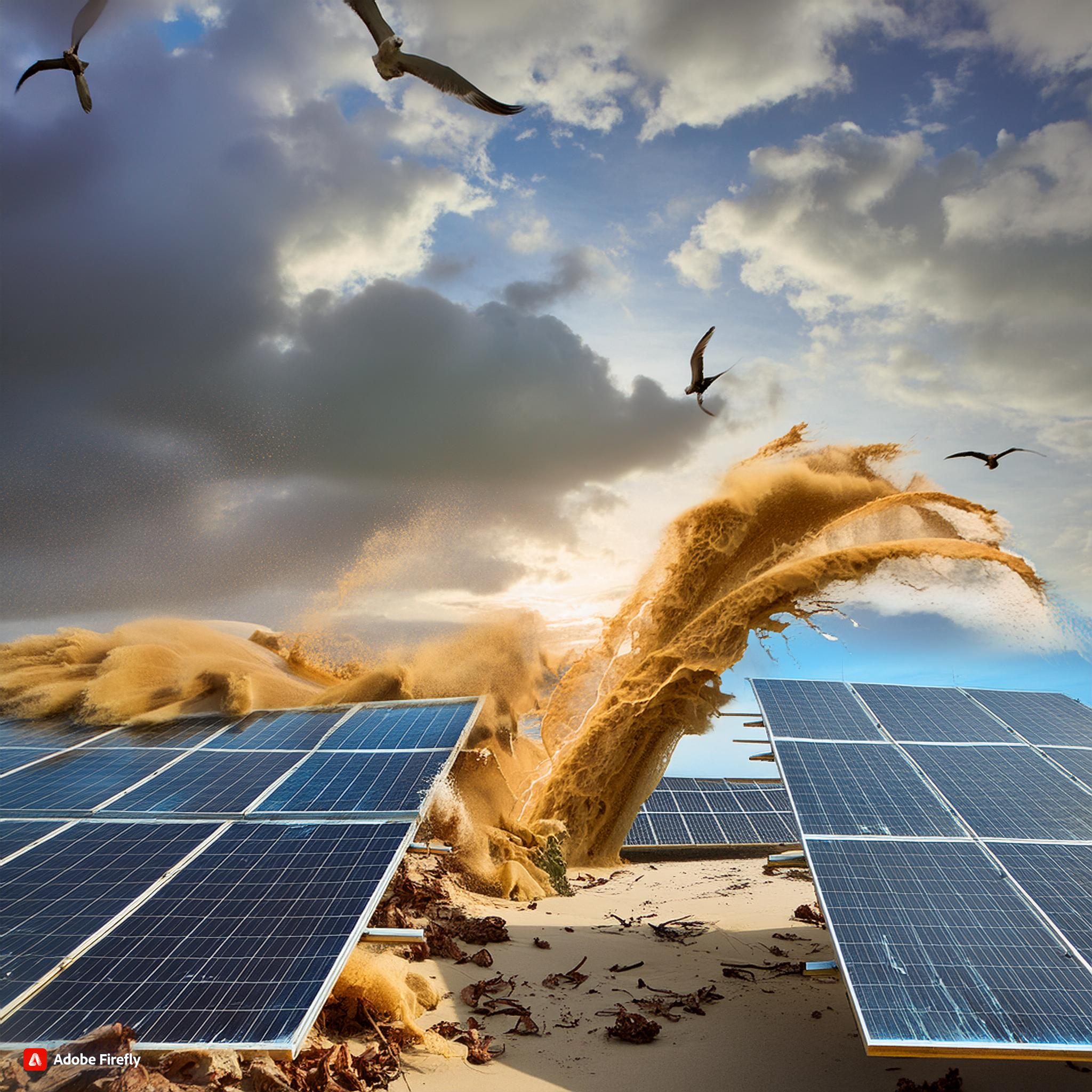 Solar PV wind loading
